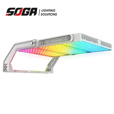 खरीदें 600W वाट क्षमता/मॉड्यूल चकाचौंध मुक्त एलईडी फ्लड लाइट, IP66 रेटिंग और IIK09 IK रेटिंग के साथ online manufacture